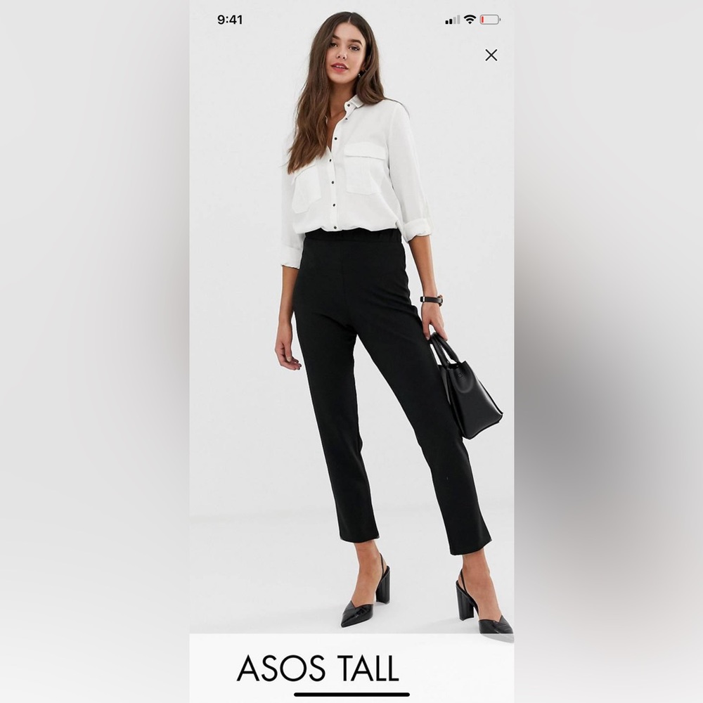 Asos tall jersey work pants